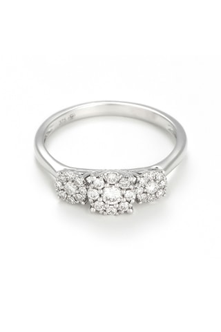 Anillo Éclat éternel - Oro blanco y diamantes