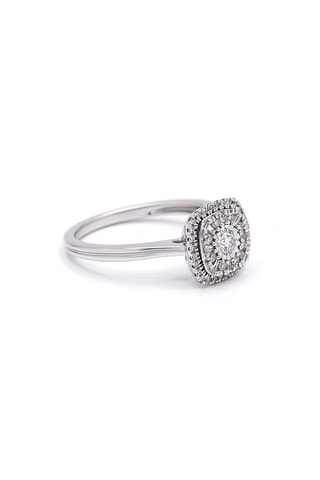 Anillo - Oro blanco y diamantes