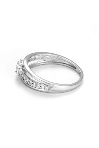 Anillo Alexie - Oro blanco y diamantes