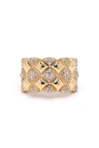 Anillo La Royale - Oro amarillo y diamantes