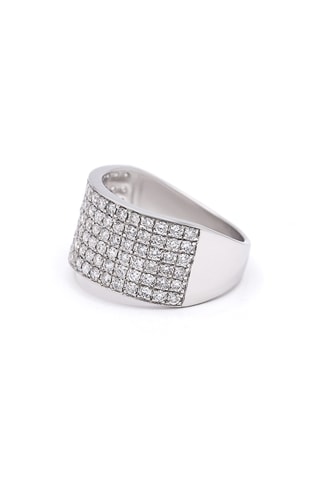 Anillo Leina - Oro blanco y diamantes