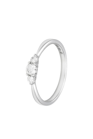 Anillo Douce Lueur - Oro blanco y diamantes