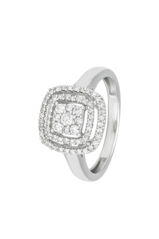 Anillo Diamantes Infinitos - Oro blanco y diamantes