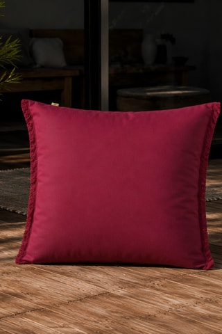 Funda de cojín Bimini - Frambuesa - 80 x 80 cm