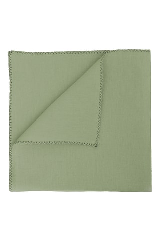 6 servilletas de lino Zilia - Verde - 40 x 40 cm