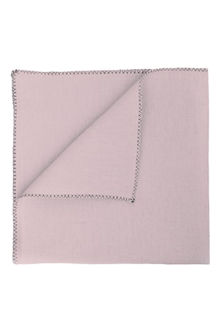 6 servilletas de lino Zilia - Rosa - 40 x 40 cm