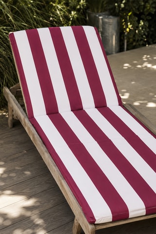Funda para tumbona Riviera - Frambuesa - 70 x 190 cm