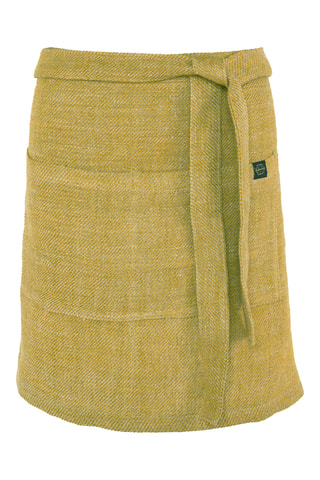 Delantal de lino - Mostaza