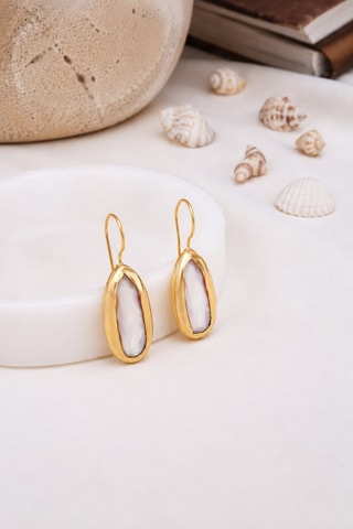 Pendientes - Chapado en oro amarillo y perlas cultivadas