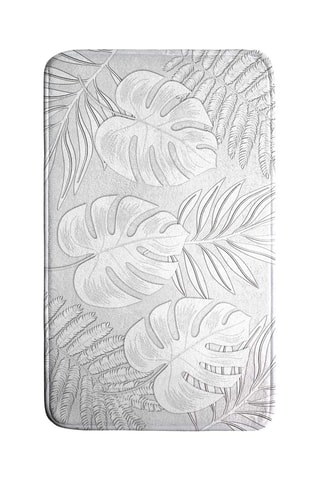 Tapis de bain Amber - Gris - 45 x 75 cm
