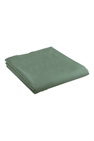 Drap plat en coton 57 fils/cm² Lina - Vert