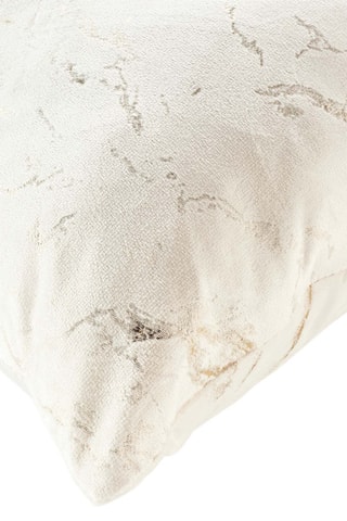 Coussin déhoussable Marius - 45 x 45 cm - Blanc cassé