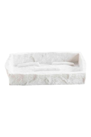 Porte-savon Stony - Blanc