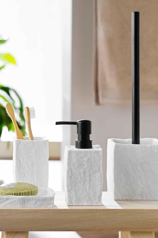 Distributeur de savon Stony - Blanc