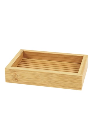 Porte-savon en bambou Hanoi - 12,2 x 8,3 x 2,5 cm