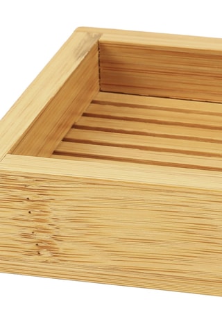 Porte-savon en bambou Hanoi - 12,2 x 8,3 x 2,5 cm