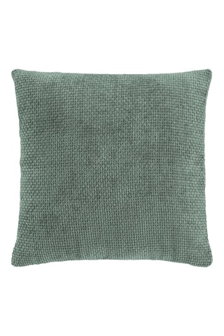 Coussin en velours Leo - Vert - 45 x 45 cm