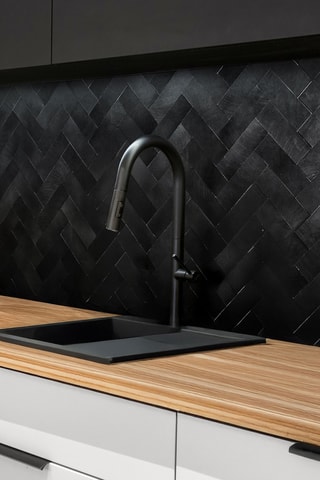 4 crédences adhésives Chevron - Noir