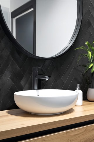 4 crédences adhésives Chevron - Noir