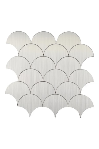 4 crédences adhésives Scale - Gris