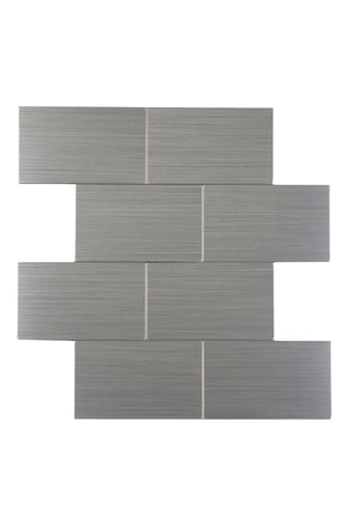 4 crédences adhésives Careo - Gris clair