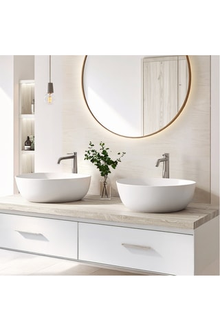 4 crédences adhésives Boiseo - Blanc