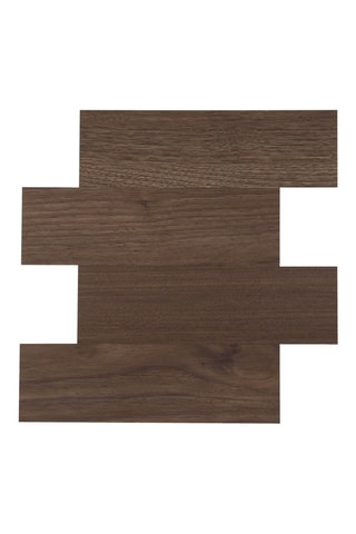 4 crédences adhésives Boiseo - Marron
