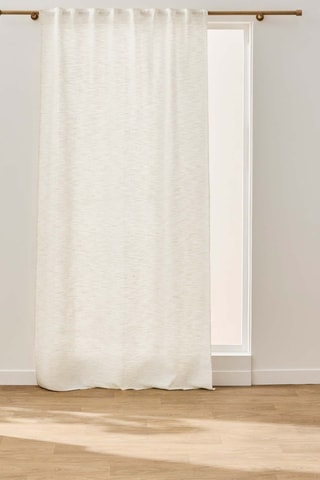Rideau Nando - Naturel - 140 x 260 cm