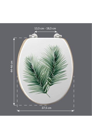 Abattant WC Havane - Blanc