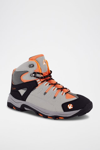 Botas de senderismo altas Climb - Naranja y gris