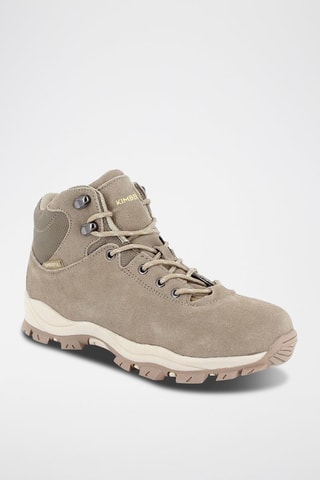 Botas de senderismo de piel de serraje Than - Beige