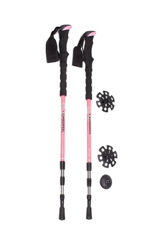 Bastones de marcha nórdica Atlas - Negro y rosa