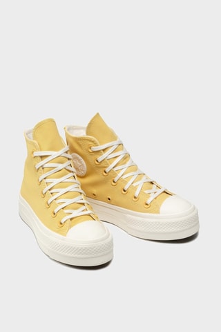 Sneakers alte All Star Lift HI - Giallo