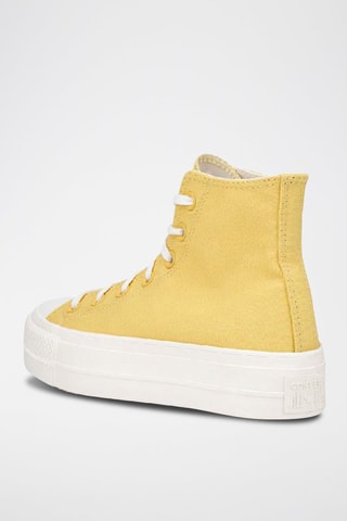 Sneakers alte All Star Lift HI - Giallo