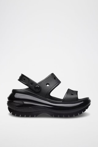 Sandali con zeppa Plastique Crocs - Nero