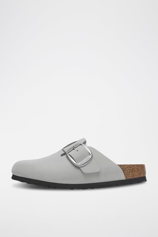 Sabot in pelle scamosciata Boston - Blu