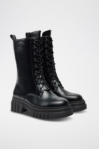 Stivali in pelle Anita - Nero
