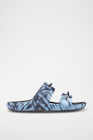 Ciabatte slider Classic Rebel - Blu e nero