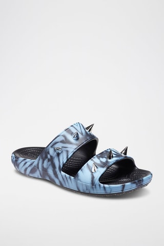 Ciabatte slider Classic Rebel - Blu e nero