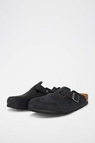 Sabot in pelle Boston Leoi  - Nero
