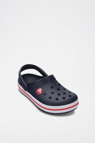 Sabot Kids Crocband Clog - Navy e rosso
