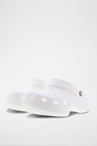Sabot Classic Plateform Clog - Bianco