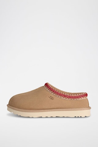 Sabot imbottiti platform in pelle scamosciata Tasman II - Marrone