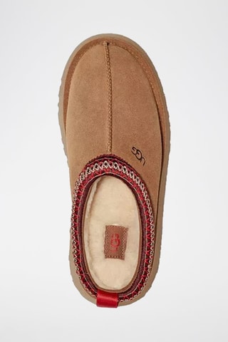 Pantofole platform in pelle scamosciata Tazz - Cammello