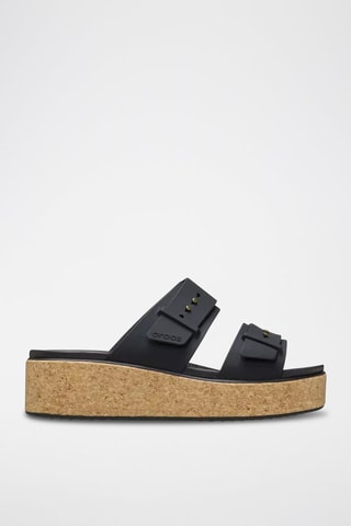 Ciabatte con zeppa Brooklyn Core - Nero