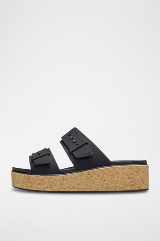 Ciabatte con zeppa Brooklyn Core - Nero