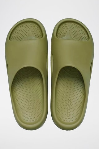Ciabatte Mellow Recovery Slide Crocs - Verde oliva 