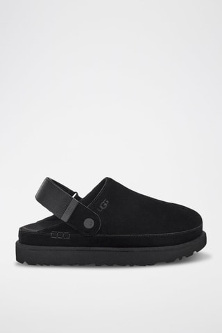 Ciabatte in pelle scamosciata Goldenstar - Nero