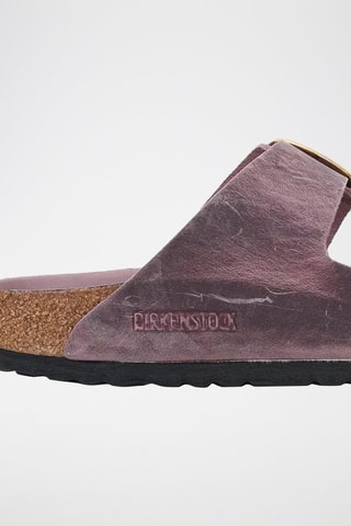 Ciabatte in pelle Arizona Big Buckle - Viola