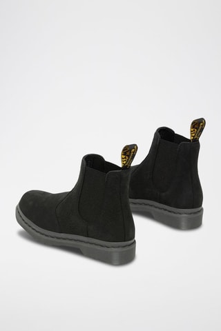 Stivaletti Beatles in pelle scamosciata 2976 - Nero